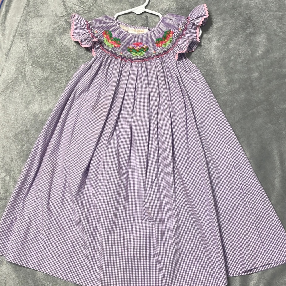 Rosalina smocked Cupcakes dress 2t